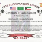 Army Certificate Of Appreciation Template