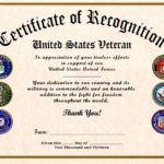 Army Certificate Of Appreciation Template