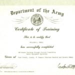 Army Certificate Of Completion Template