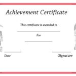 Athletic Certificate Template