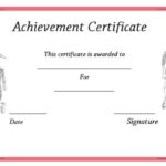 Athletic Certificate Template