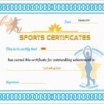 Athletic Certificate Template