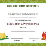 Boot Camp Certificate Template