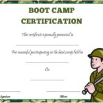 Boot Camp Certificate Template