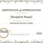 Certificate Of Completion Word Template