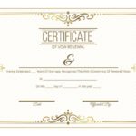 Certificate Scroll Template