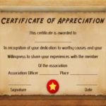 Certificate Scroll Template