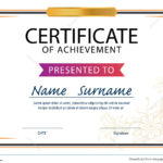 Certificate Template Size