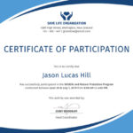 Conference Participation Certificate Template