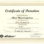 Donation Certificate Template