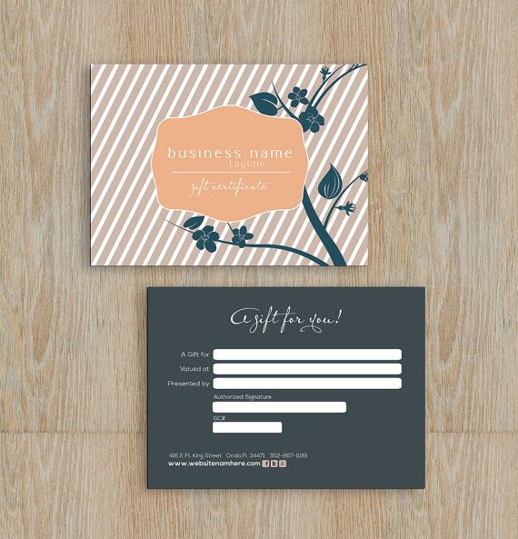 Elegant Gift Certificate Template