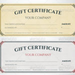 Elegant Gift Certificate Template