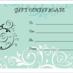 Elegant Gift Certificate Template