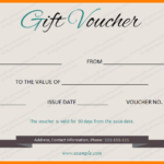 Elegant Gift Certificate Template