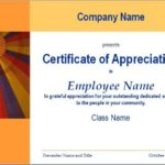 Employee Anniversary Certificate Template