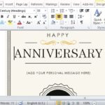 Employee Anniversary Certificate Template