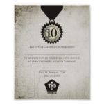 Employee Anniversary Certificate Template