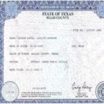 Fake Birth Certificate Template