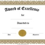 Free Printable Certificate Of Achievement Template