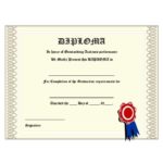 Free Printable Graduation Certificate Templates