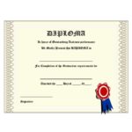 Free Printable Graduation Certificate Templates