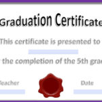 Free Printable Graduation Certificate Templates