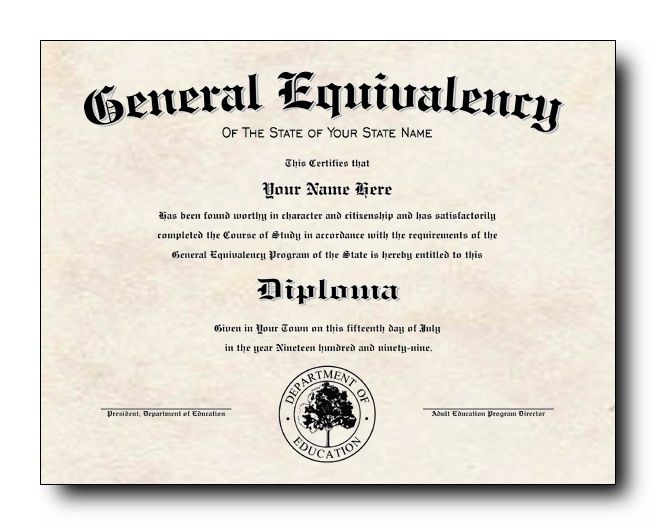 Ged Certificate Template Download