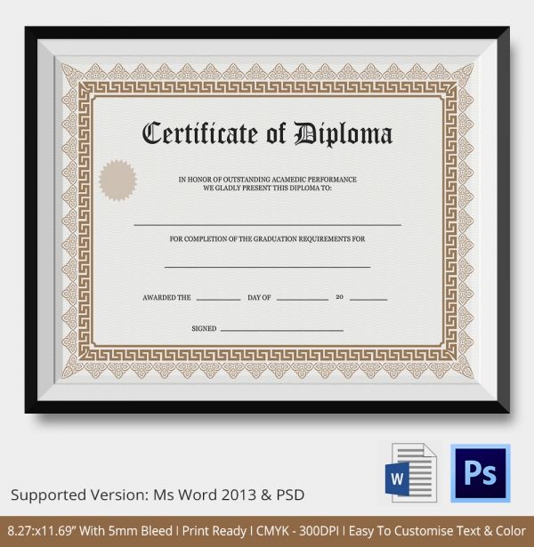 The awesome Ged Certificate Template Download (8) photo below, is part of G...