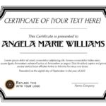 Generic Certificate Template