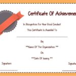 Good Conduct Certificate Template