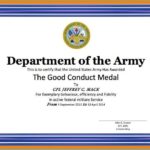 Good Conduct Certificate Template