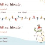 Microsoft Gift Certificate Template Free Word