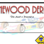 Pinewood Derby Certificate Template