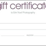Printable Gift Certificates Templates Free