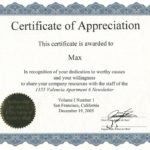 Recognition Of Service Certificate Template