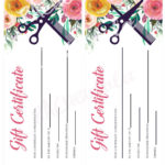 Salon Gift Certificate Template