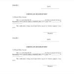 Sample Certificate Employment Template