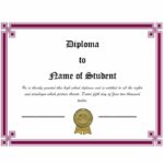 School Certificate Templates Free