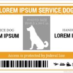 Service Dog Certificate Template