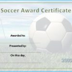 Soccer Award Certificate Templates Free