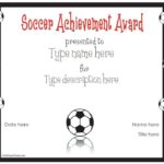 Soccer Award Certificate Templates Free