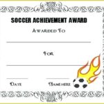 Soccer Award Certificate Templates Free