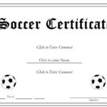 Soccer Award Certificate Templates Free