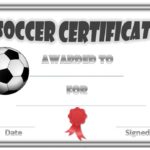 Soccer Award Certificate Templates Free