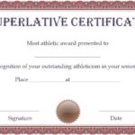 Superlative Certificate Template