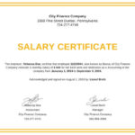 Template Of Certificate Of Employment