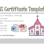 Vbs Certificate Template