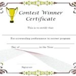 Winner Certificate Template