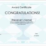 Winner Certificate Template