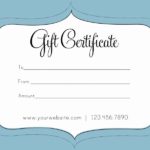 Yoga Gift Certificate Template Free